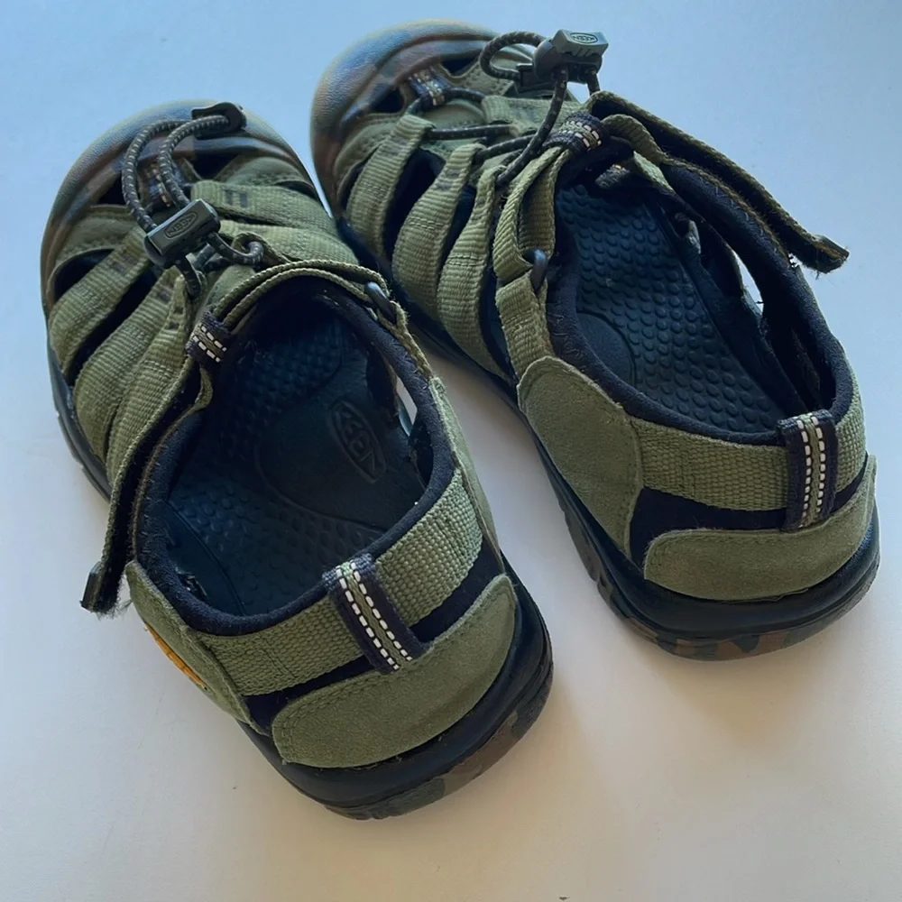 Keen Kids Olive Green Camo Sandals